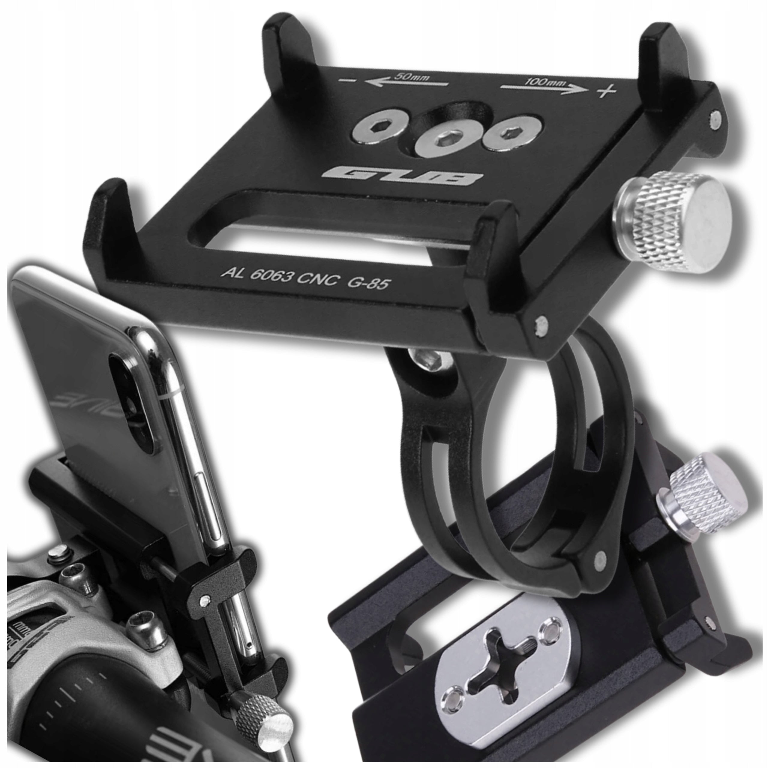 GUB Bike Phone Holder for Bike Handlebar Motorcycle Adjustable