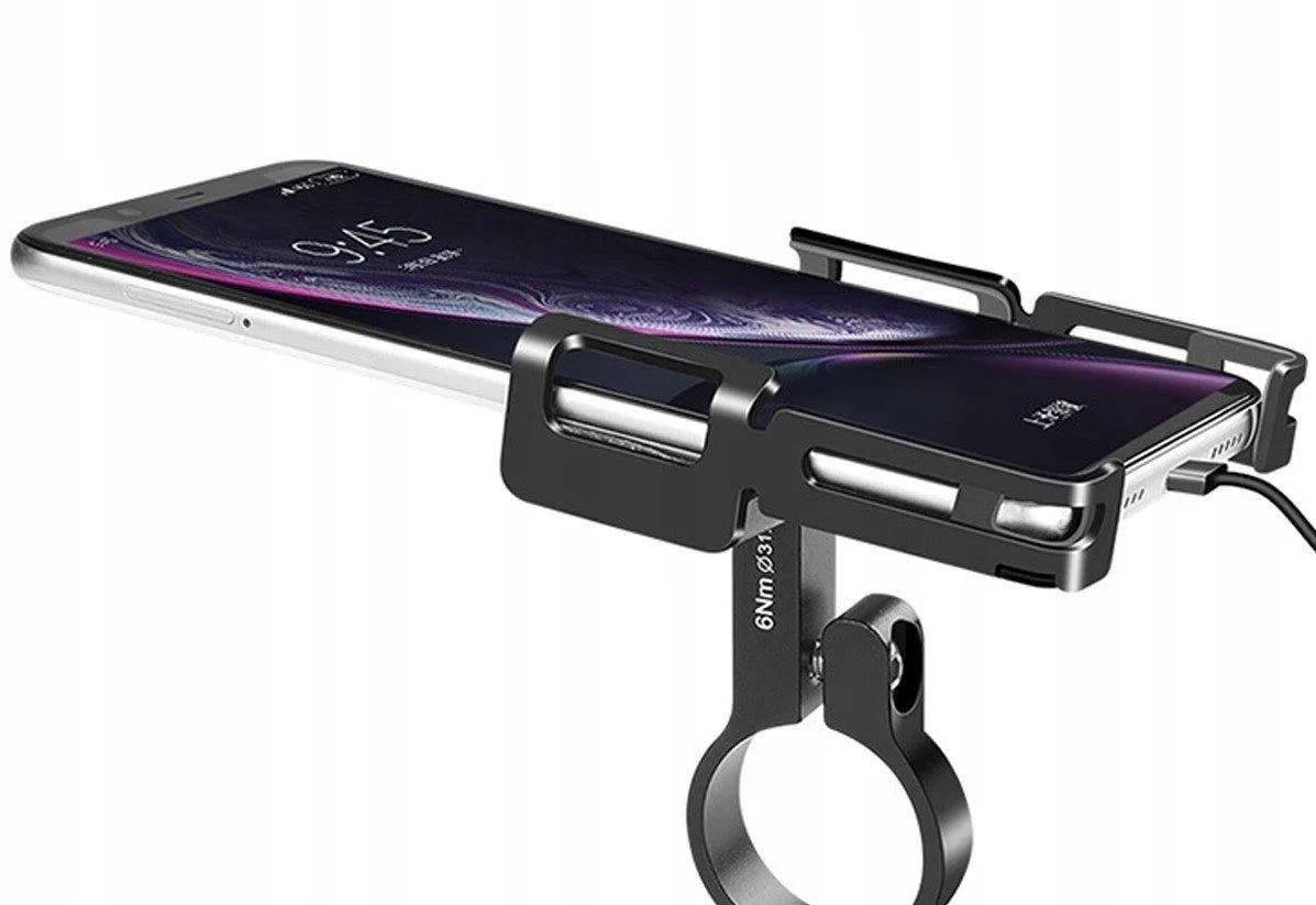 GUB P10 360° aluminium bicycle holder for 55 – 100mm (ZR67) For mobile