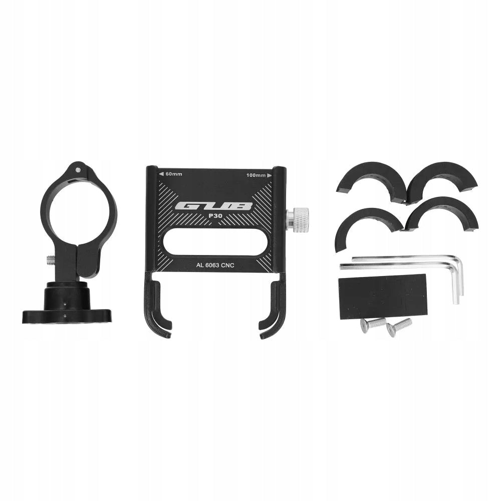 GUB bicycle handlebar mount P30 Aluminium black