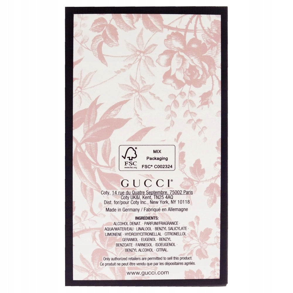 GUCCI Bloom Eau de Toilette EDT eau de toilette for women perfume 100ml Product weight with unit packaging 0.5 kg