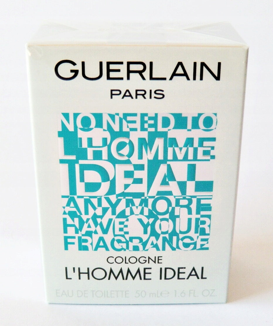 GUERLAIN L'HOMME IDEAL COLOGNE 50 ML EAU DE TOILETTE UNIQUE Packaging status original