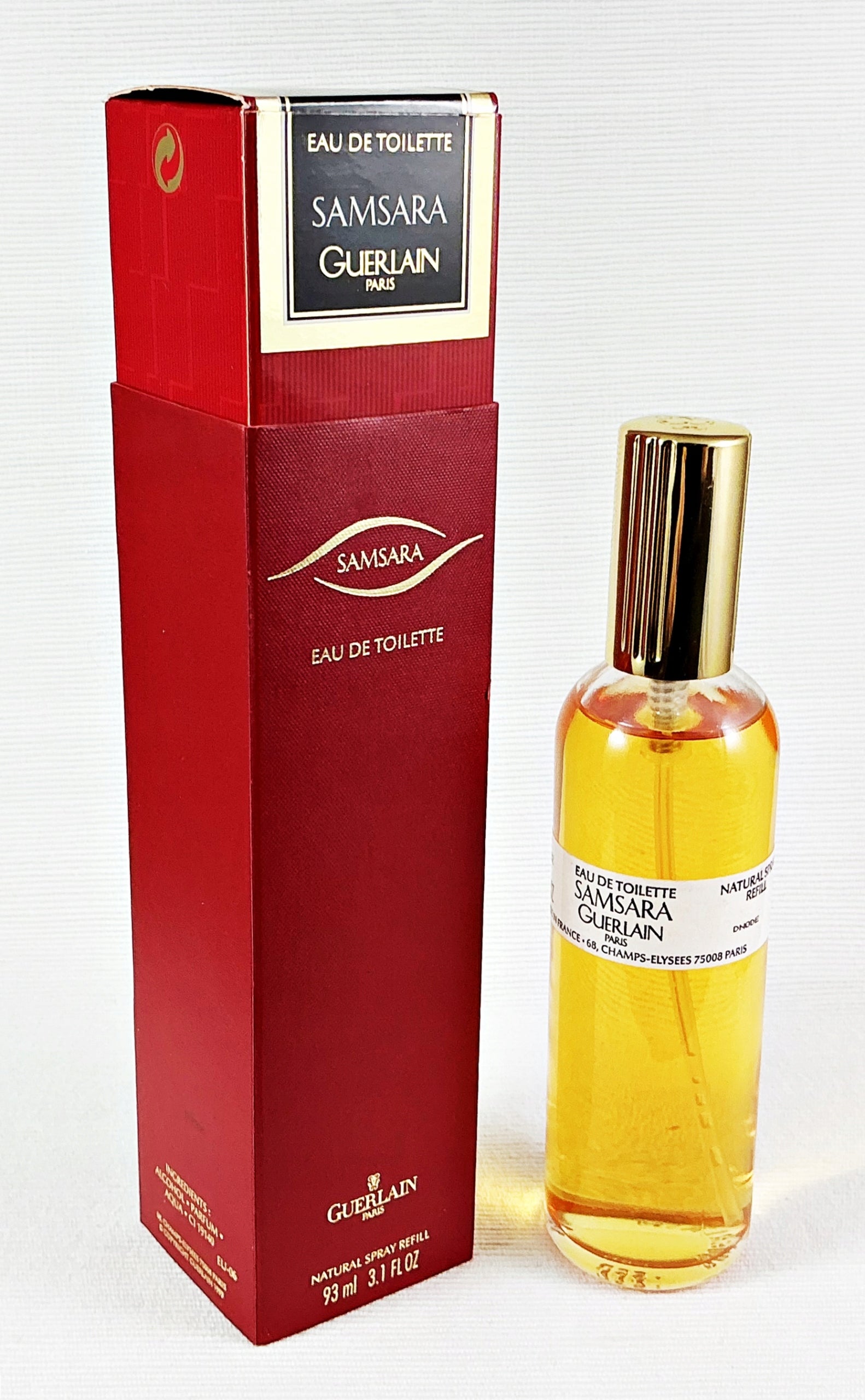 GUERLAIN SAMSARA 93ML EAU DE TOILETTE RECHARGE CARTRIDGE OLDER EDITION UNIQUE Brand Guerlain