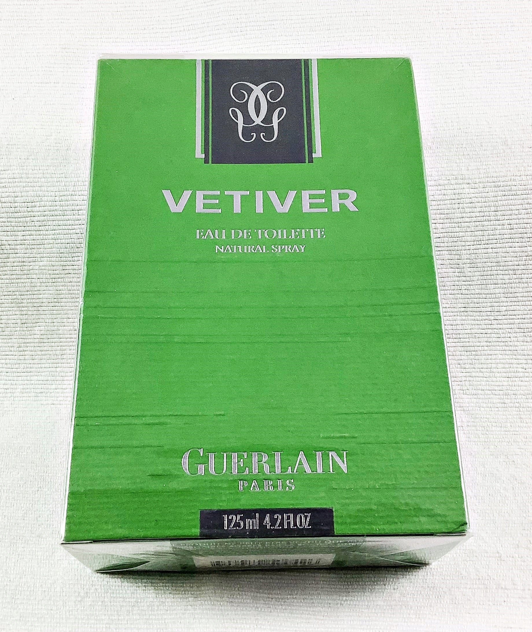 GUERLAIN VETIVER 125 ML EAU DE TOILETTE OLDER VERSION UNIQUE Manufacturer code 3346470500426