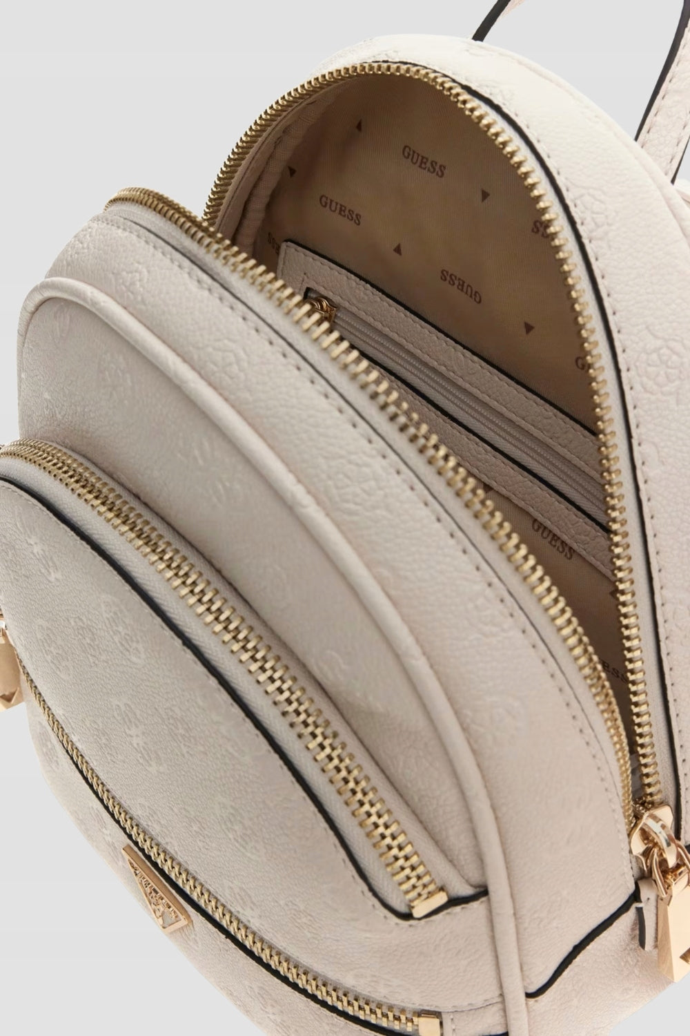GUESS Milky women's backpack in Manhattan II monogram Dimensions small (smaller than A4)