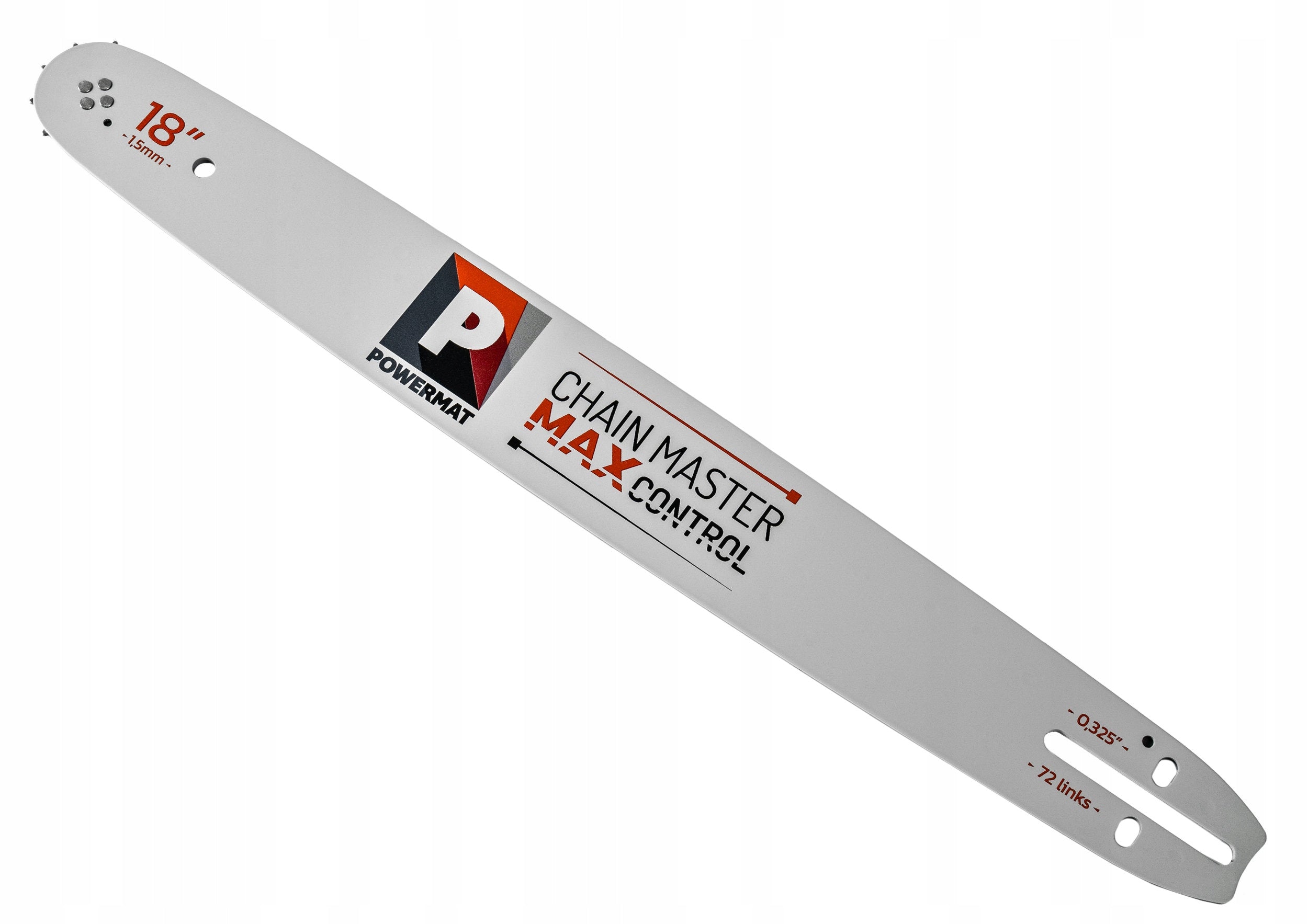 GUIDE FOR COMBUSTION SAW +2 CHAINS 72 OGN 18"/45CM 1,5MM STROKE 0,325" Guide type chain guide