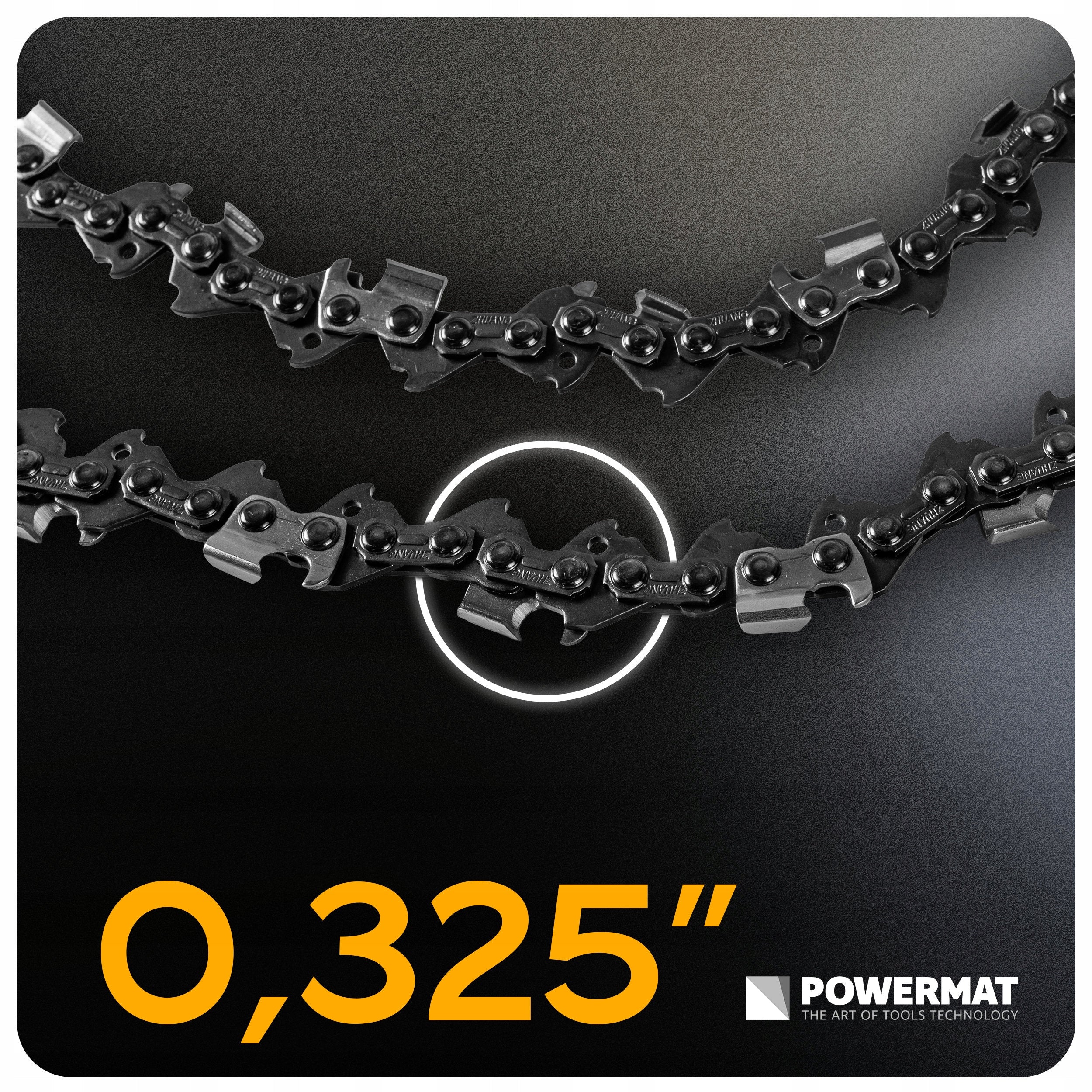 GUIDE FOR COMBUSTION SAW +2 CHAINS 72 OGN 18"/45CM 1,5MM STROKE 0,325" Product weight with unit packaging 1.5 kg