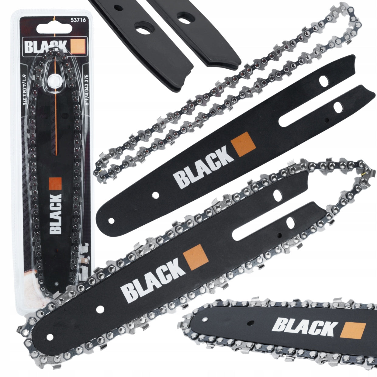 GUIDE FOR CORDLESS SAW MINI CHAINSAW +CHAIN 6" BLACK