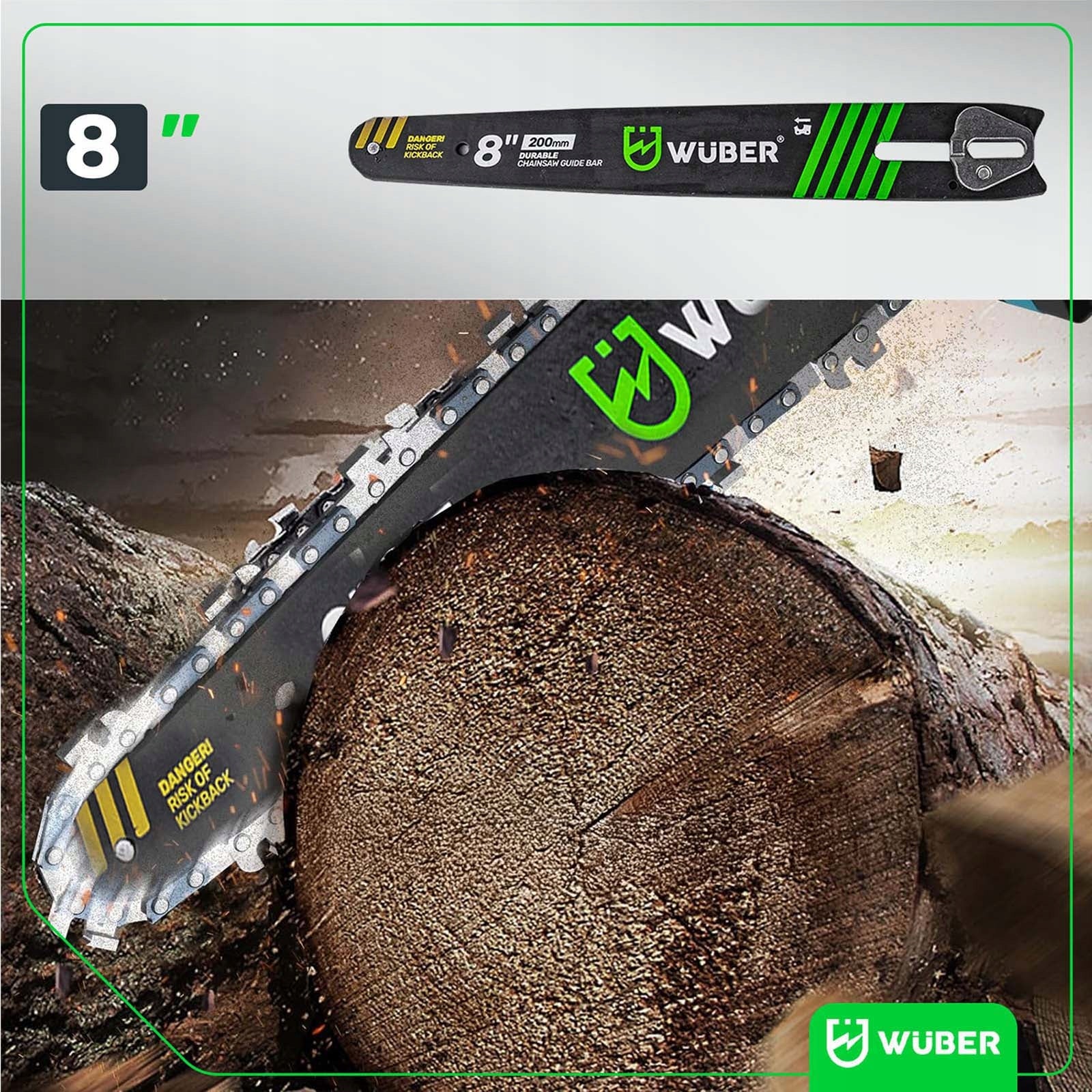 GUIDE FOR MINI SAW 20 cm 8" CORDLESS SAW BRANCH 1,3 mm Packaging status original