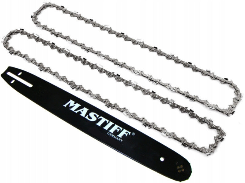 GUIDE FOR SAW + 2 PCS CHAIN 35 CM 3/8 52 LINKS