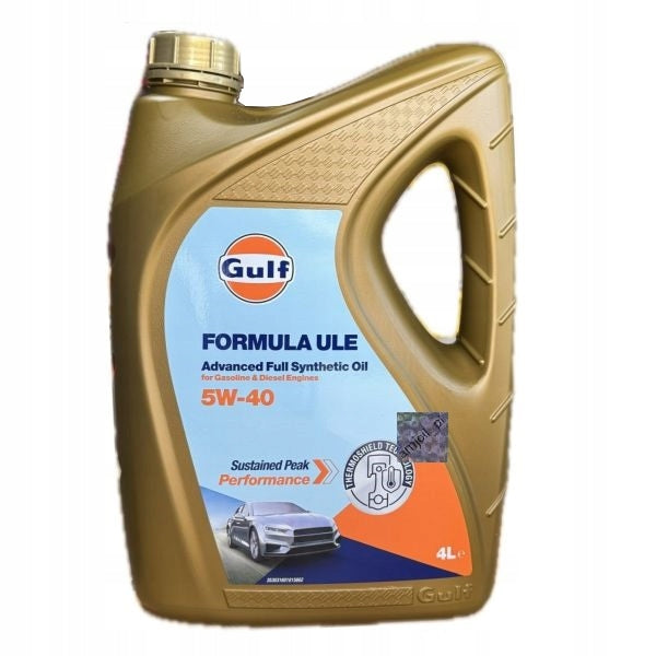 GULF Formula ULE 5W40 engine oil 120107901659 4L