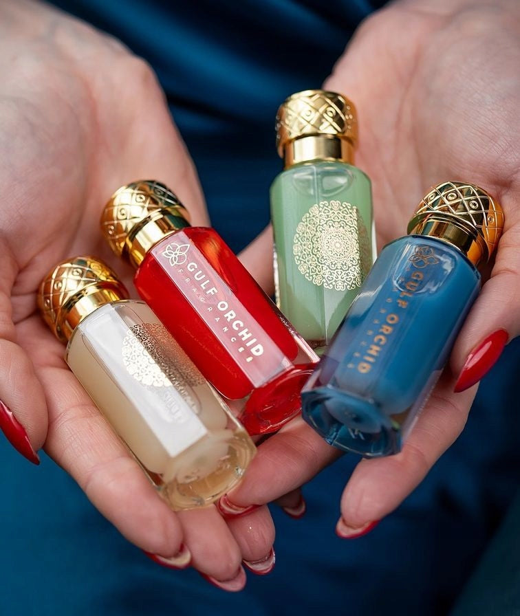 GULF ORCHID Arabic Perfume in oil for women Pomegranate 12 ml Brand Orchid