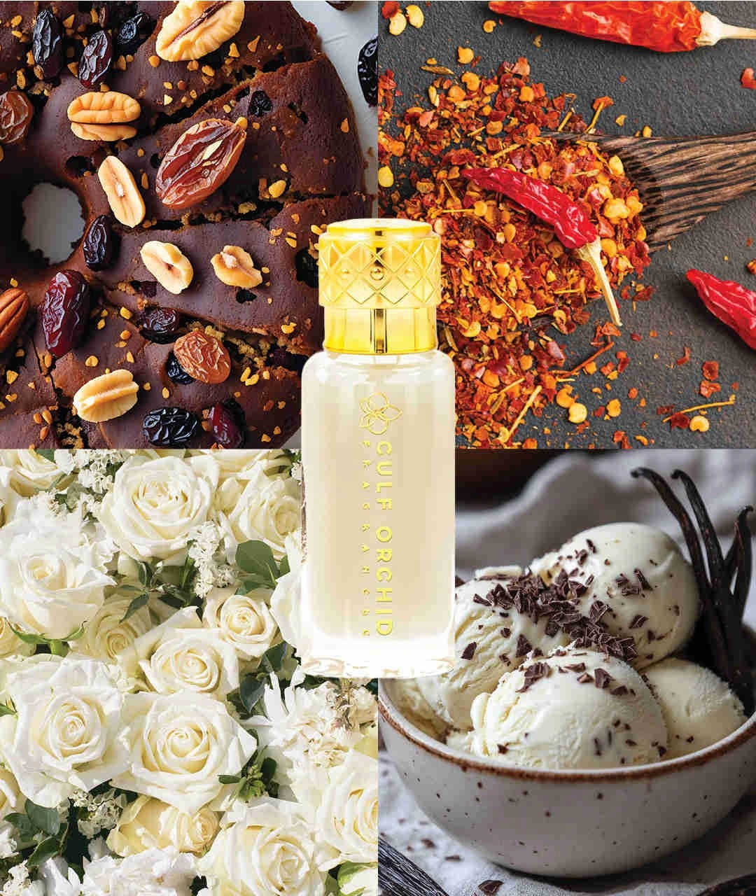 GULF ORCHID Arabic Perfume in unisex oil Tahara Vanilla 12 ml Manufacturer code per-894