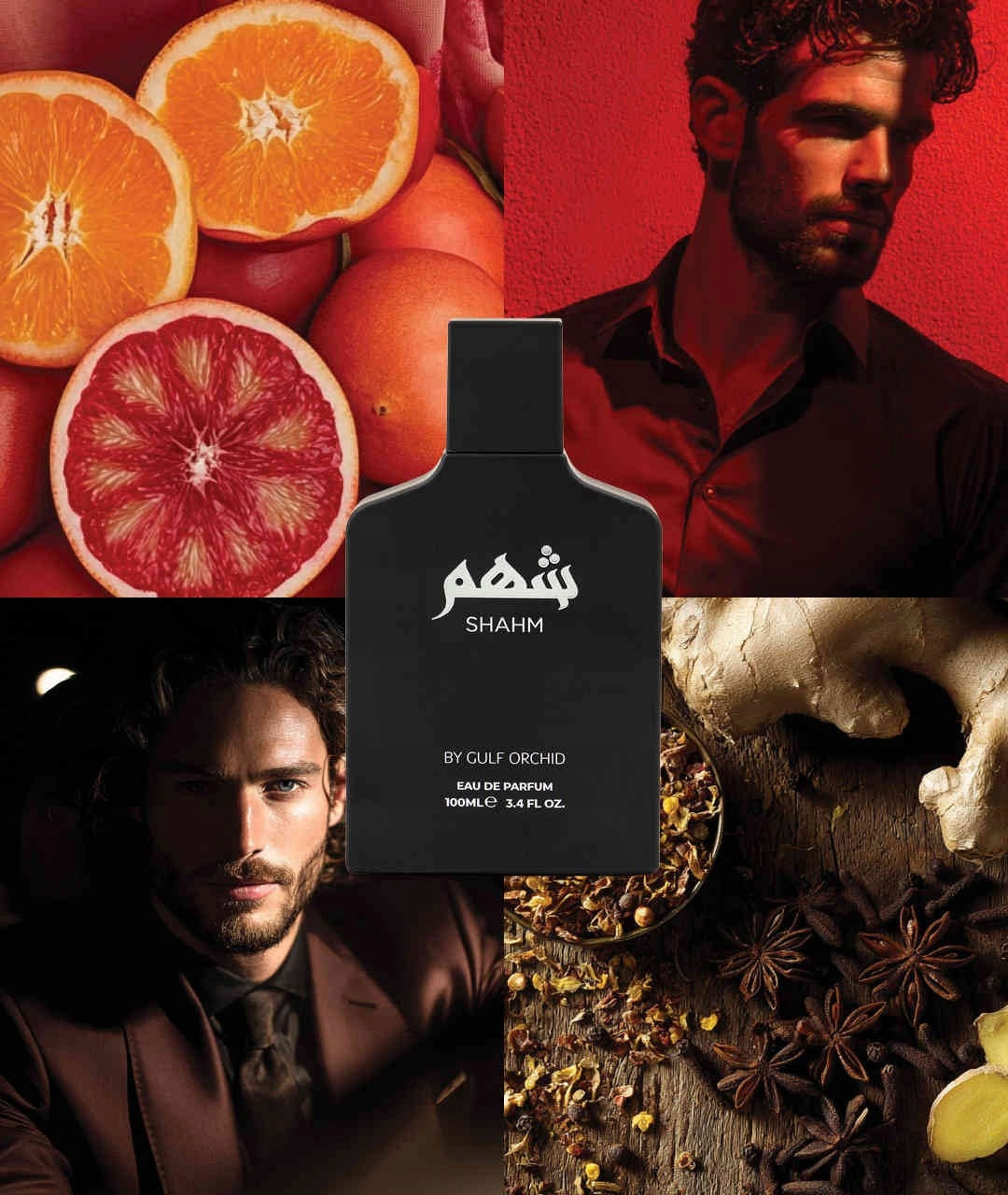 GULF ORCHID Perfume Arabic Shahm Men's Eau de Parfum 100 ml Manufacturer code 6291107019680