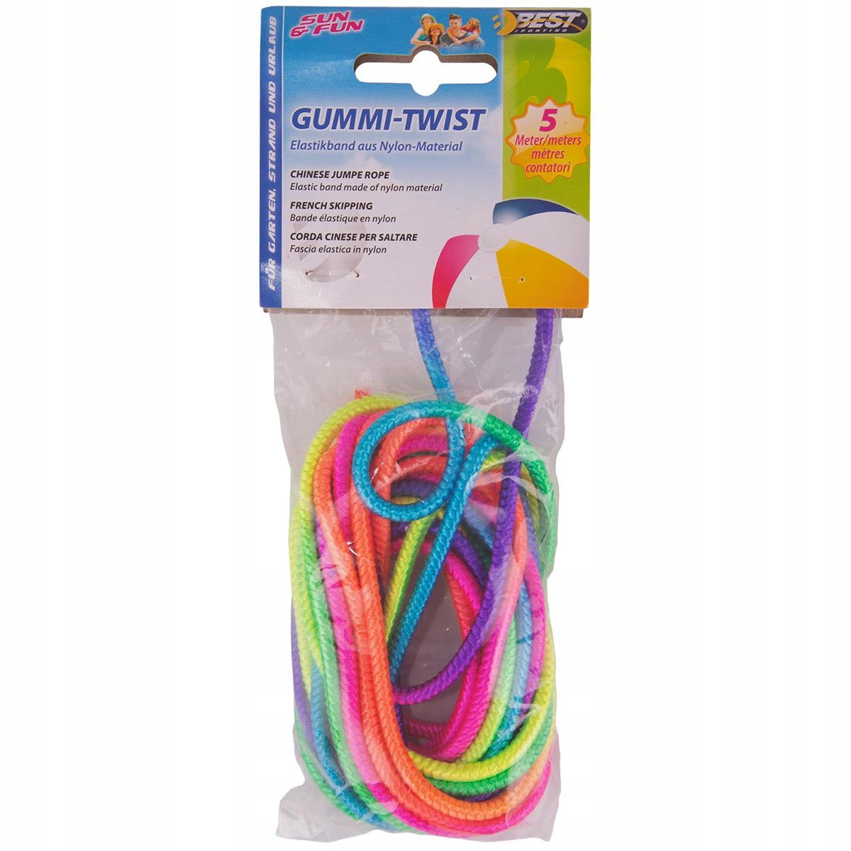 Sprunggummi Best Sporting 500 cm, verschiedene Farben 