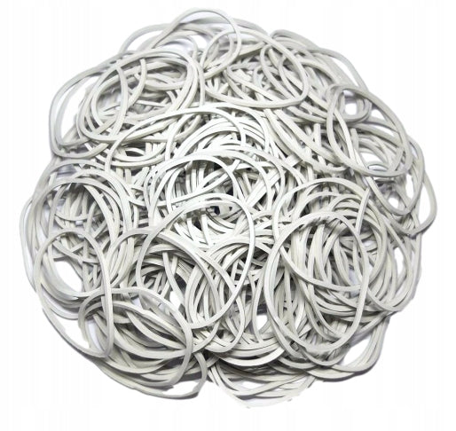 Gummibänder 1 kg, 30 mm, naturfarben 