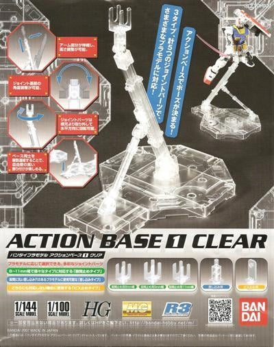 Konstruktorius Bandai action bazė 1 clear, 57417
