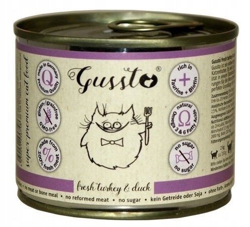 GUSSTO FRESH TURKEY & DUCK 200G