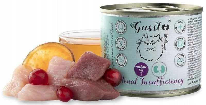 GUSSTO VET Renal 200g Tasty cat food for kidneys