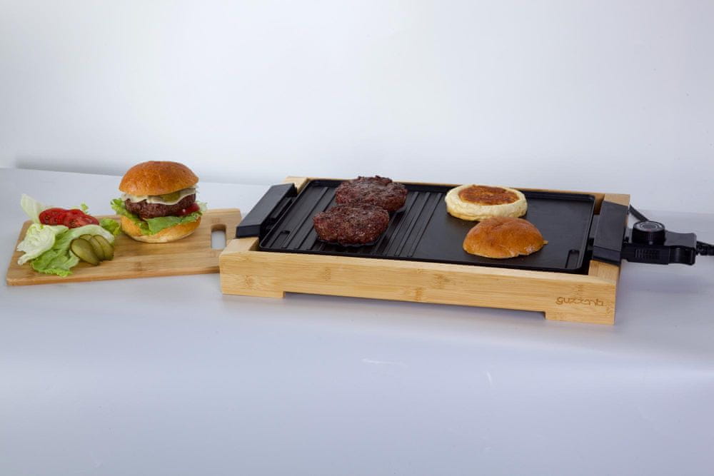 GUZZANTI GZ 341 electric contact grill black 2000 W Brand Guzzanti