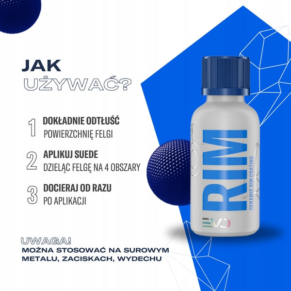 GYEON Q2 Rim Kit EVO 30ml - protective coating for rims Product weight with unit packaging 1 kg