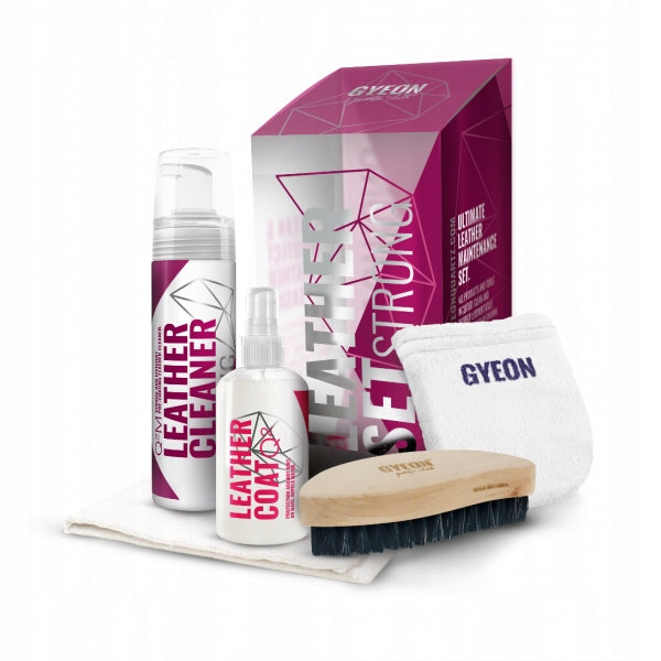 GYEON _ Q2M LEATHERSET STRONG - CARE SET FOR HEAVILY SOILED SKIN