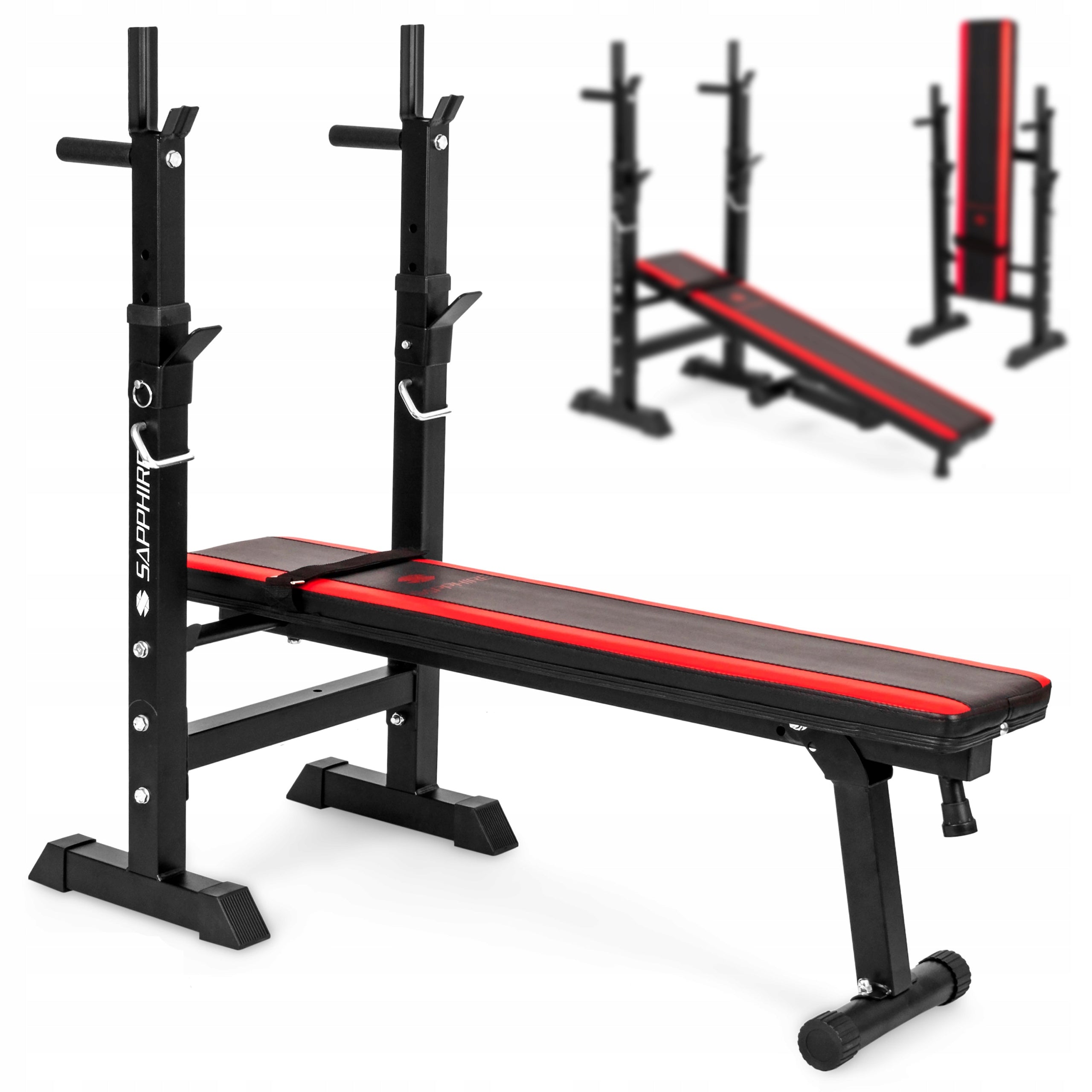 GYM SAPPHIRE 152kg BODYBUILDING SET BENCH RIDGES LOAD dumbbells Manufacturer code 152_xg25