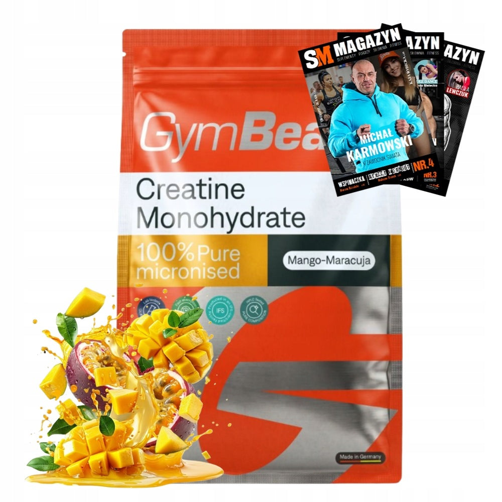 GYMBEAM CREATINE MONOHYDRATE 250 g EFFICIENCY MUSCLE MASS ENERGY STRENGTH