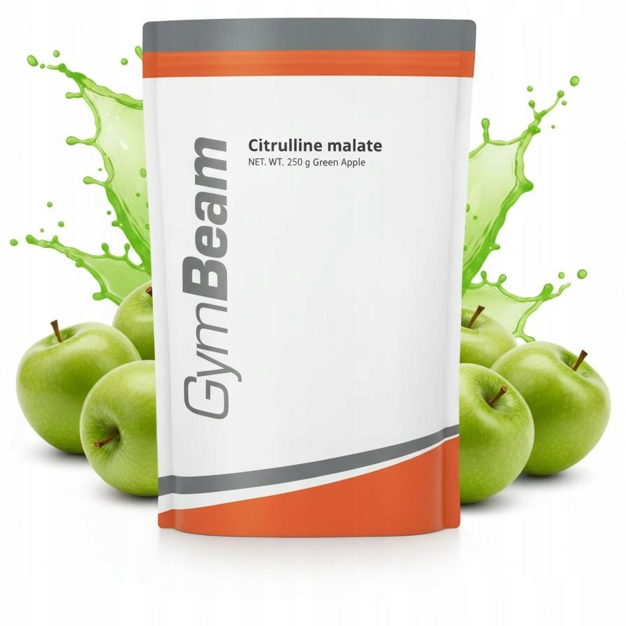 GYMBEAM Citrulline malate GREEN APPLE strength PUMP muscles performance 500g Expiration date at least 1 year from the date of purchase