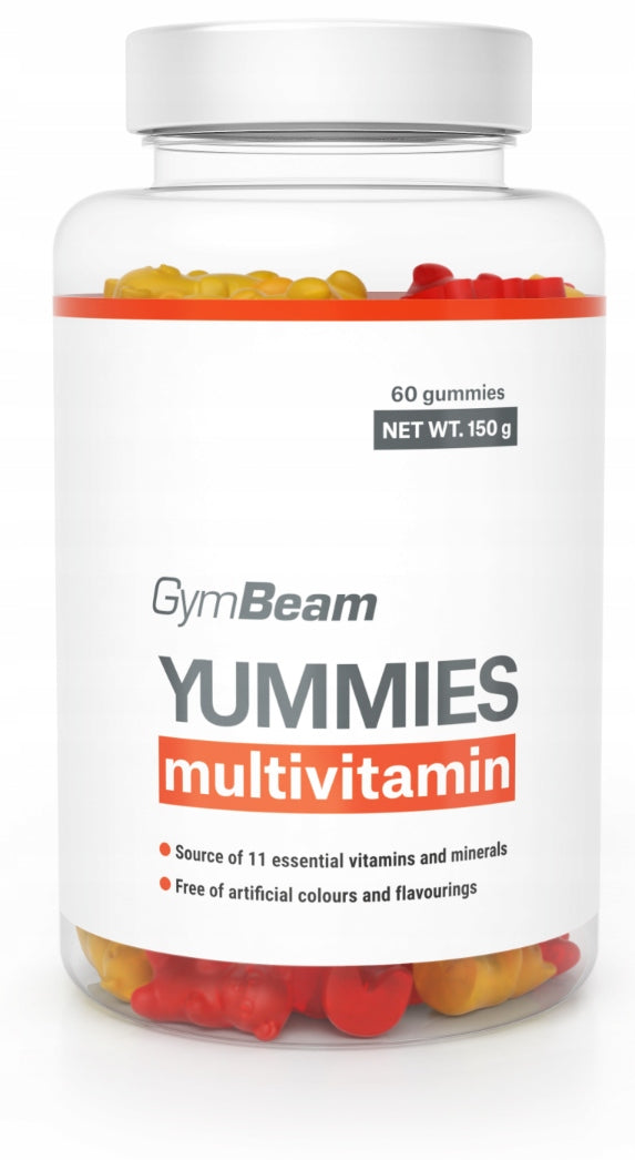 GYMBEAM Multivitamin Yummies fruit gummies 60pcs. for adult children