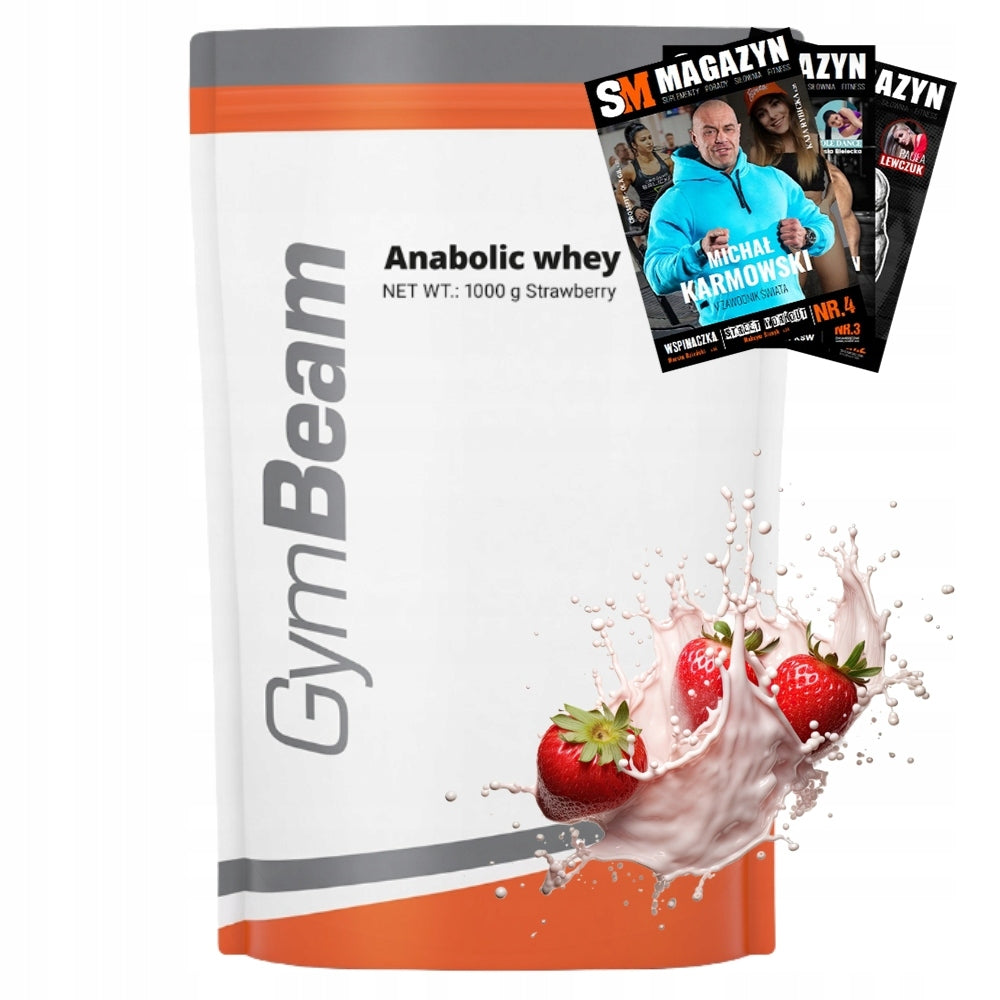 GYMBEAM PROTEIN ANABOLIC WHEY 1000g MUSCLE MASS PROTEIN SUPPLEMENT WPC