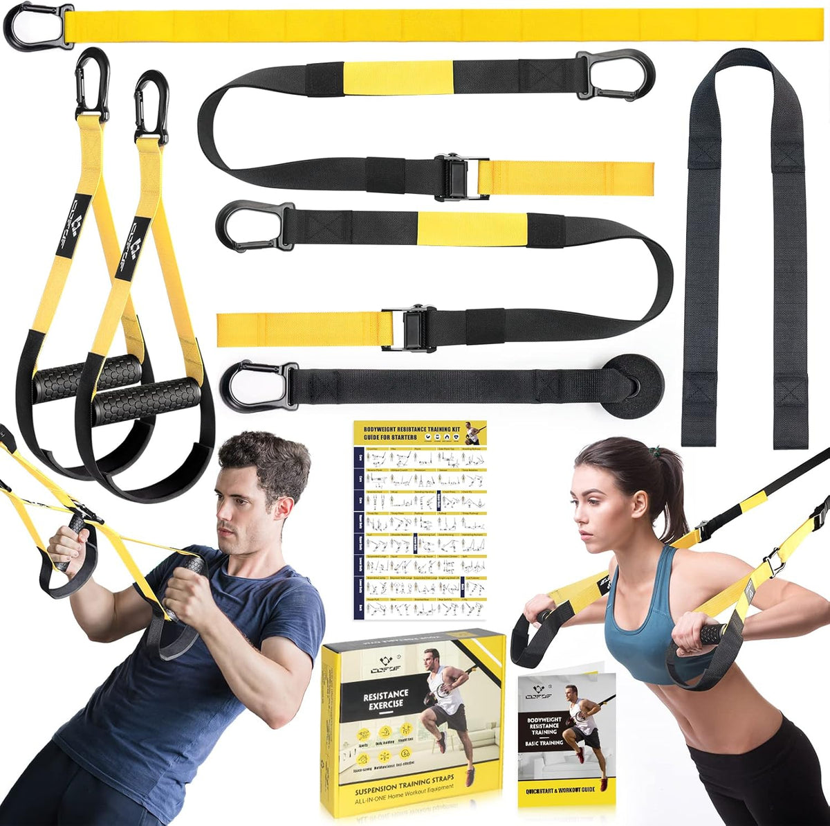 GYMNASTIC BELTS Full Body Resistance Training Set Sling Trainer