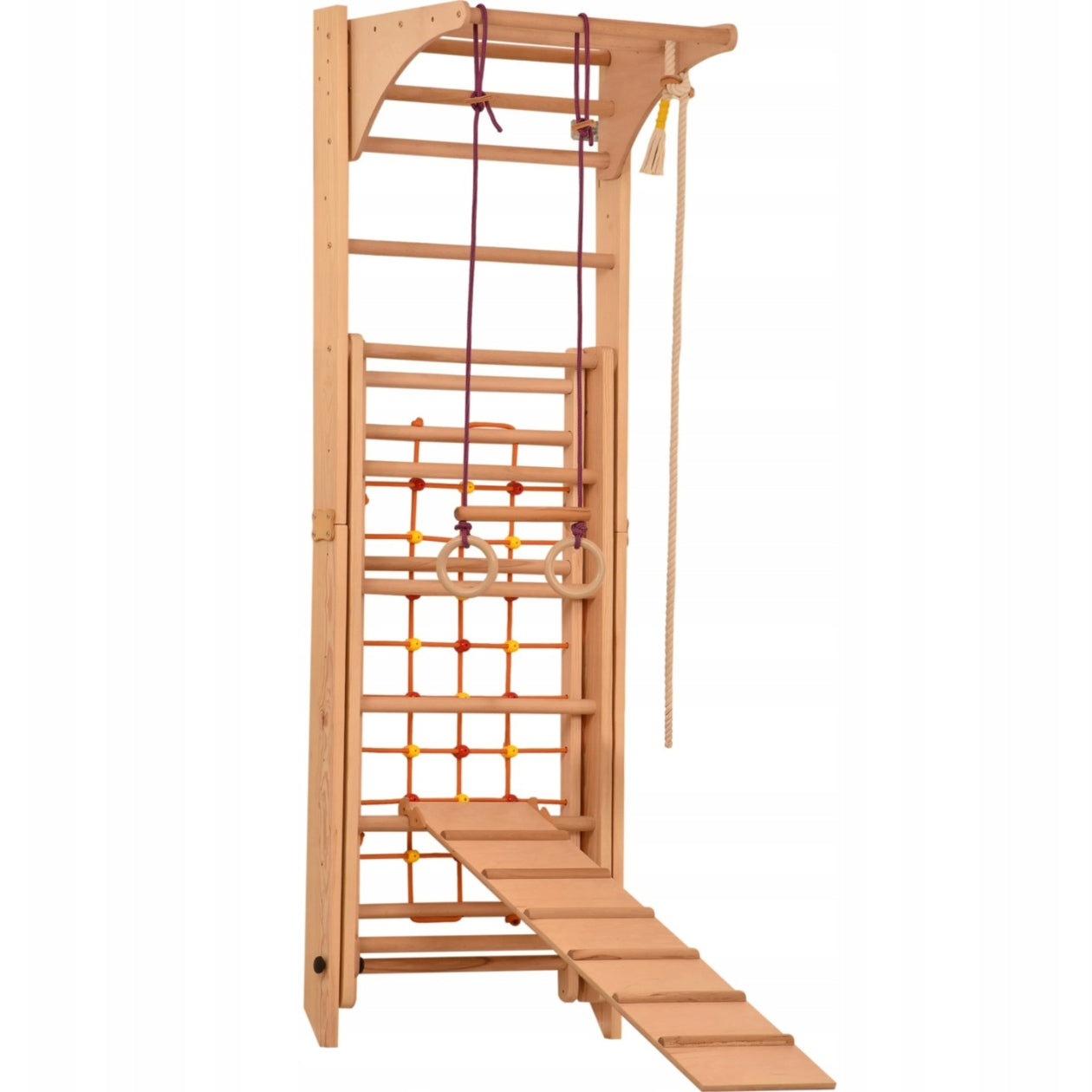 GYMNASTIC LADDER TRAINING FOLDING ADJUSTABLE OBSTACLE COURSE BAR Packaging status original