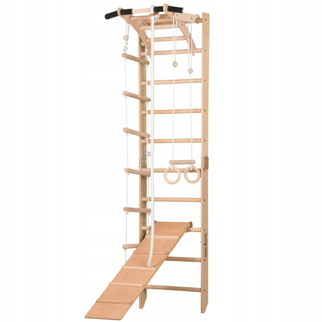 GYMNASTIC LADDER TRAINING FOR CHILDREN ADULTS PULL-UP BAR Kind wooden