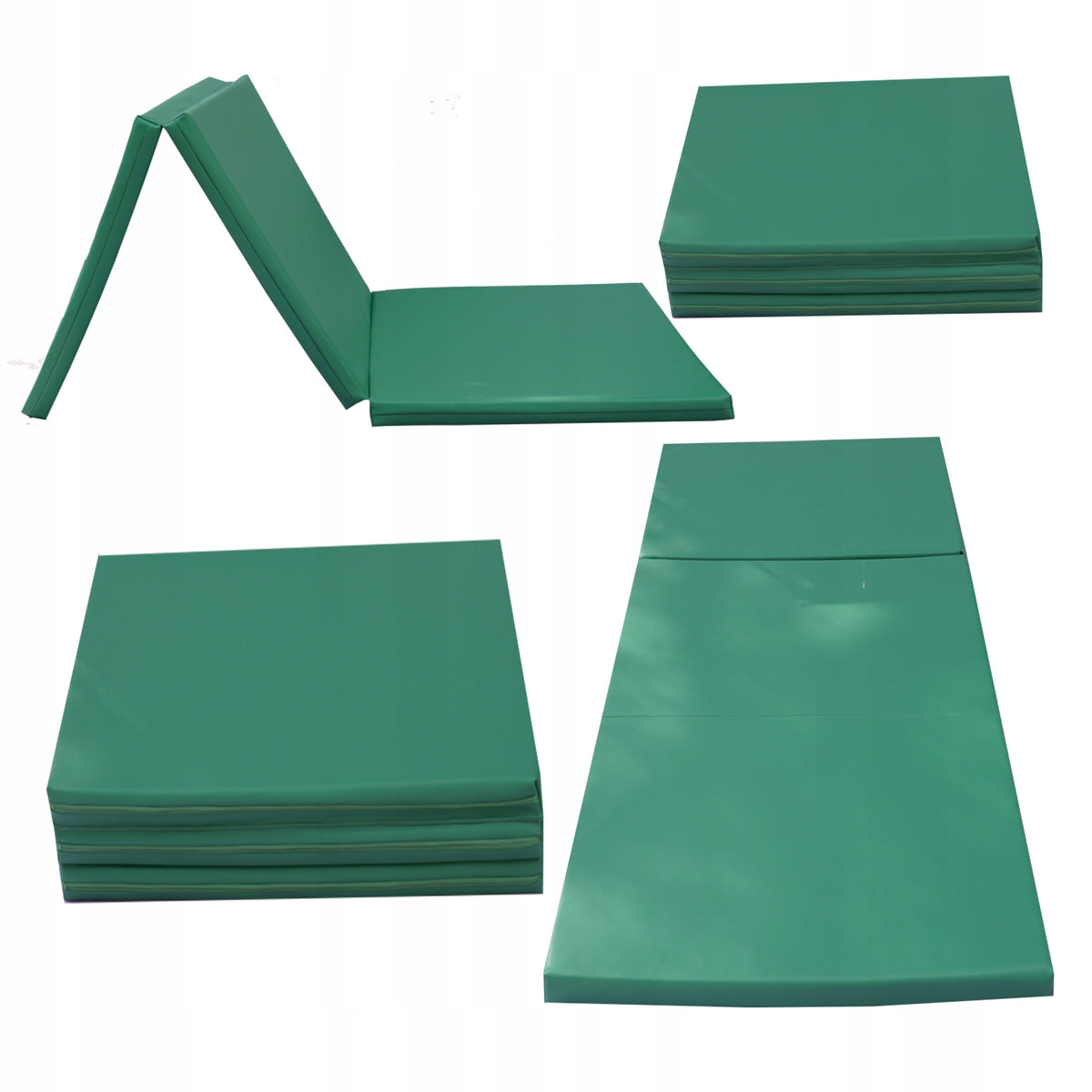 GYMNASTIC MATTRESS FOLDING MAT 195x85x5 Color blue