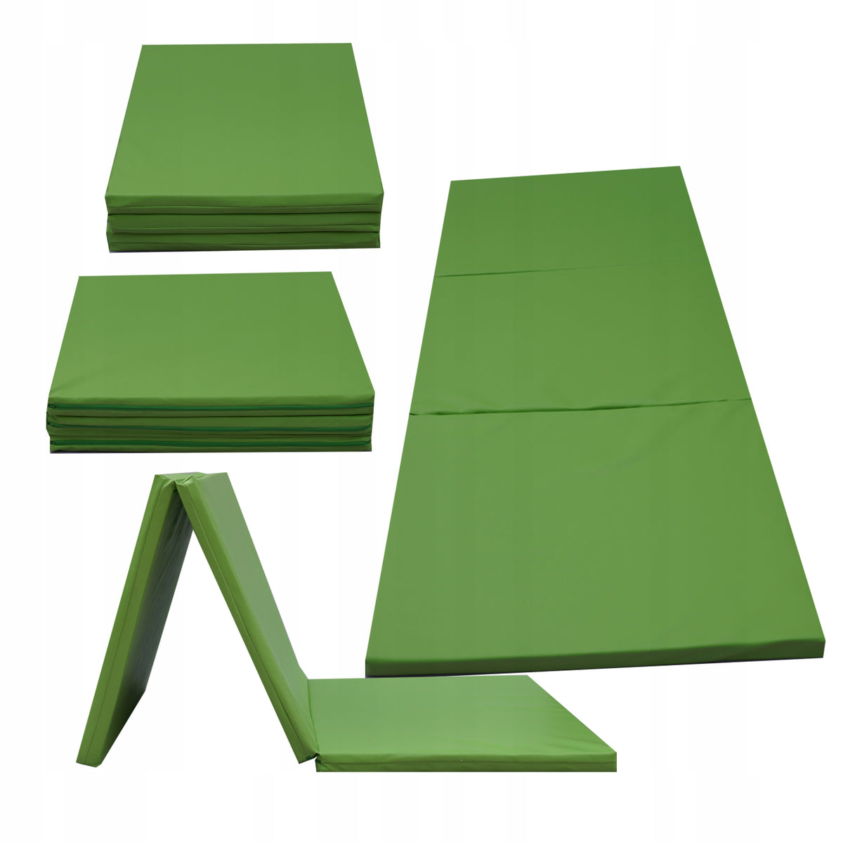 GYMNASTIC MATTRESS FOR EXERCISE FOLDING 195x85x65 Color red