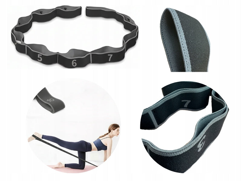 GYMNASTIC STRETCH TAPE FOR STRECHING BELT 10 SECTIONS REHABILITATION