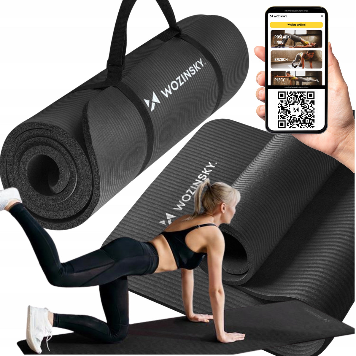 GYMNASTIC YOGA MAT NON-SLIP TRAINING FITNESS MAT THICK