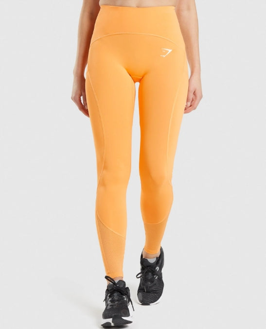 Sportinės tamprės moterims Gymshark 170429100662030251, oranžinės