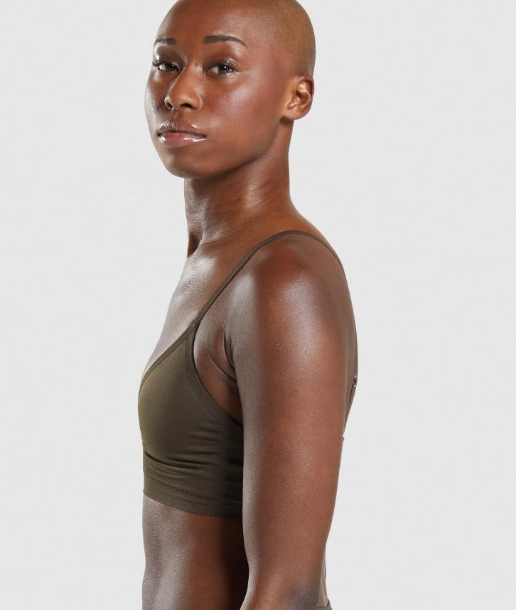 Sportinė liemenėlė moterims Gymshark 170437732189388501, ruda