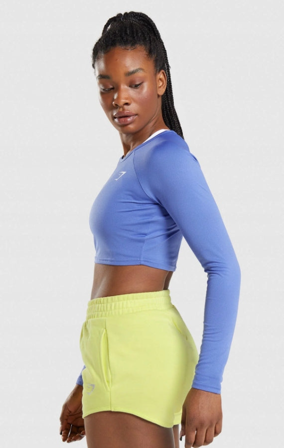 Marškinėliai moterims Gymshark 170444545845762571, mėlyni