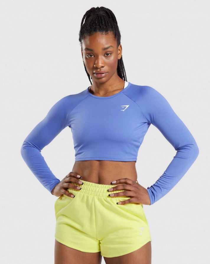 Marškinėliai moterims Gymshark 170444545845762571, mėlyni