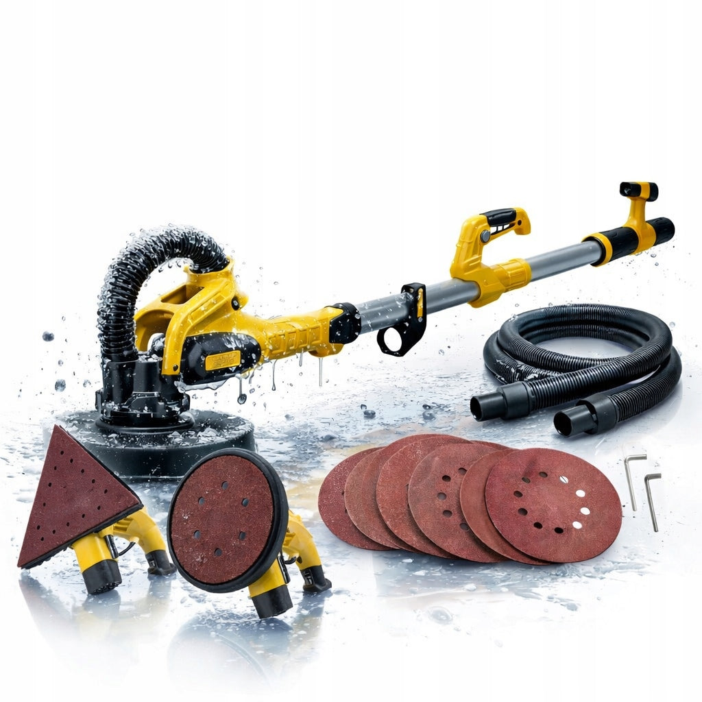 GYPSUM GRINDER GIRAFFE FINISH 710W 225MM LED WITH TELESCOPIC DUST EXTRACTION
