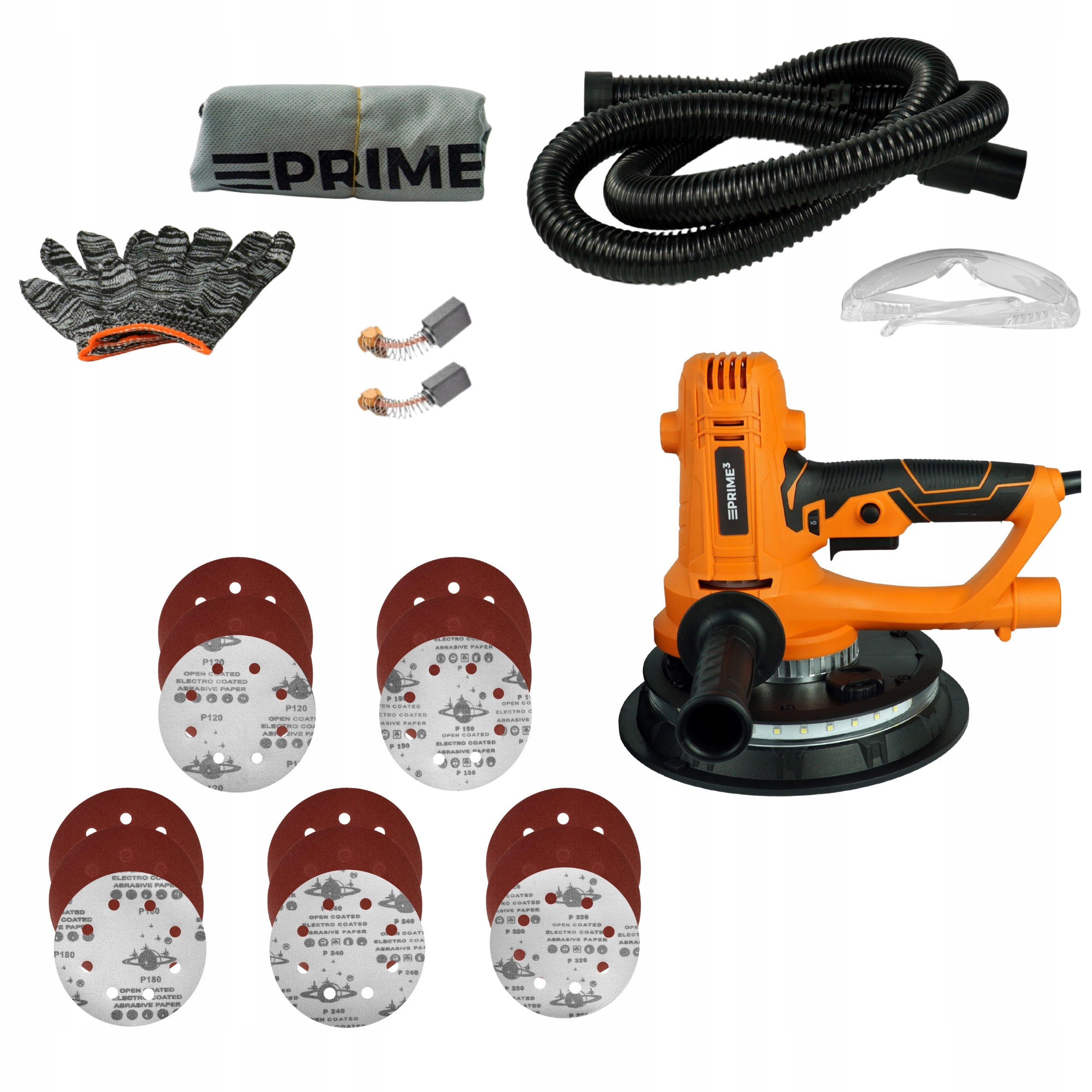 GYPSUM PLASTER SMOOTH PAPERS 180mm LED 1800W 2300 rpm PRIME3 TDS31 Packaging status original