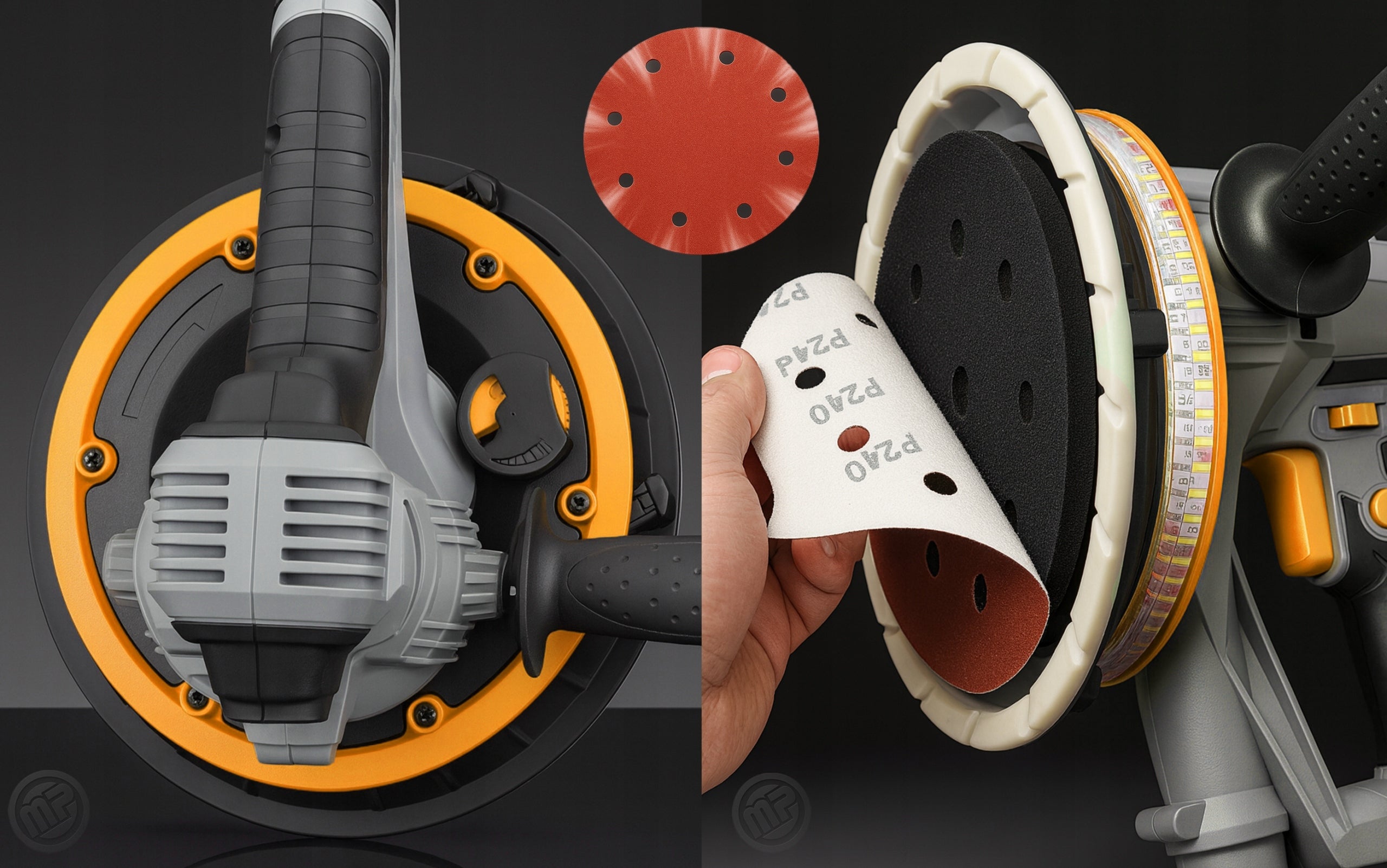 GYPSUM SANDER PLASTERING CEILING WALLS WITH DUST REMOVAL MP0015 Packaging status original