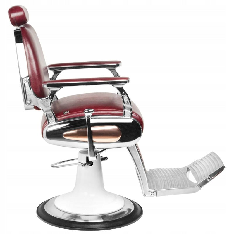 Professioneller Friseurstuhl Gabbiano Moto, rot 