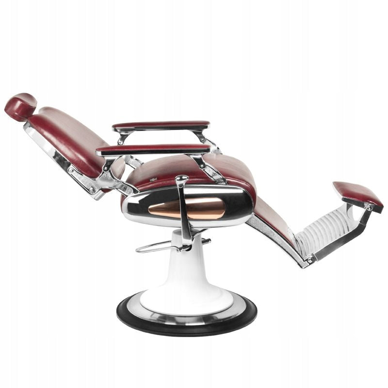 Professioneller Friseurstuhl Gabbiano Moto, rot 