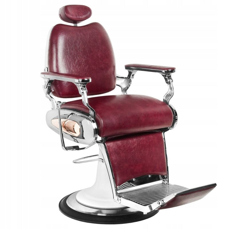 Professioneller Friseurstuhl Gabbiano Moto, rot 