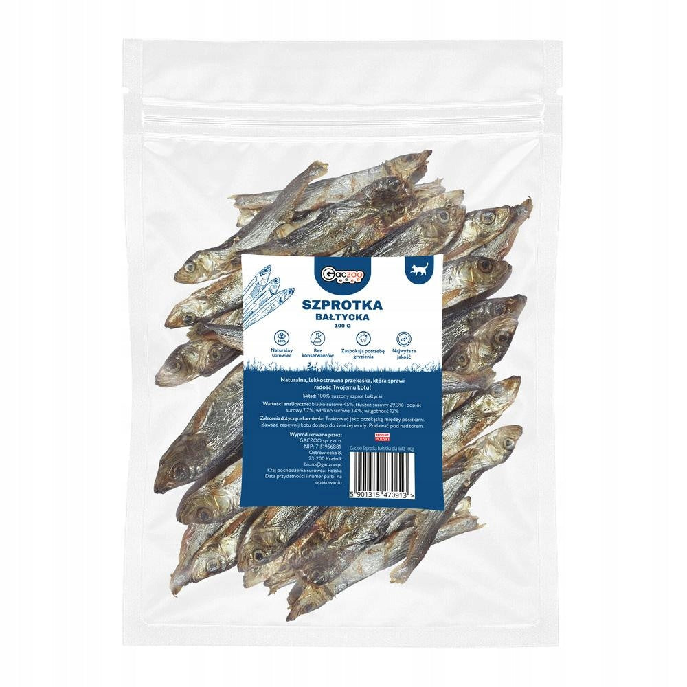 Gaczoo Baltic Sprat for Cat 100g