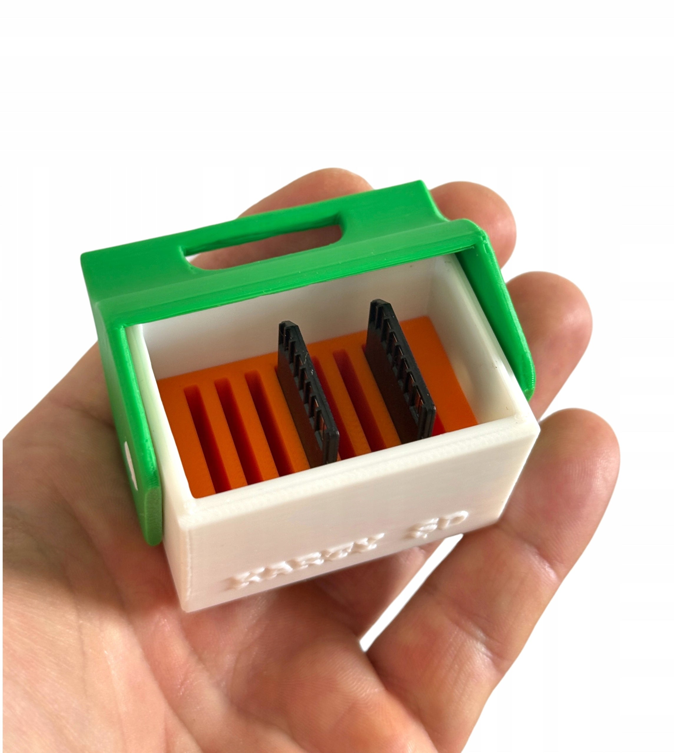 Gadget box, SD card organizer – 8 slots, personalization Manufacturer code SD43574