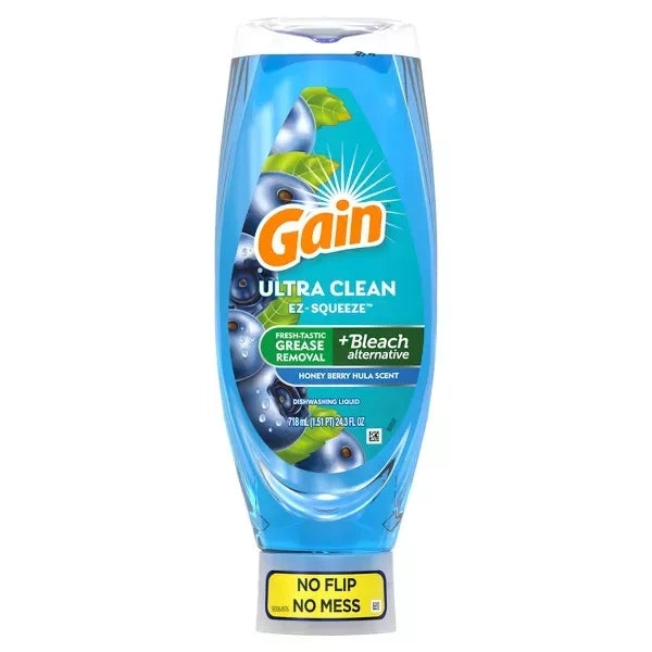 Gain Ultra Clean Honey Berry Hula Scent 718 ml.